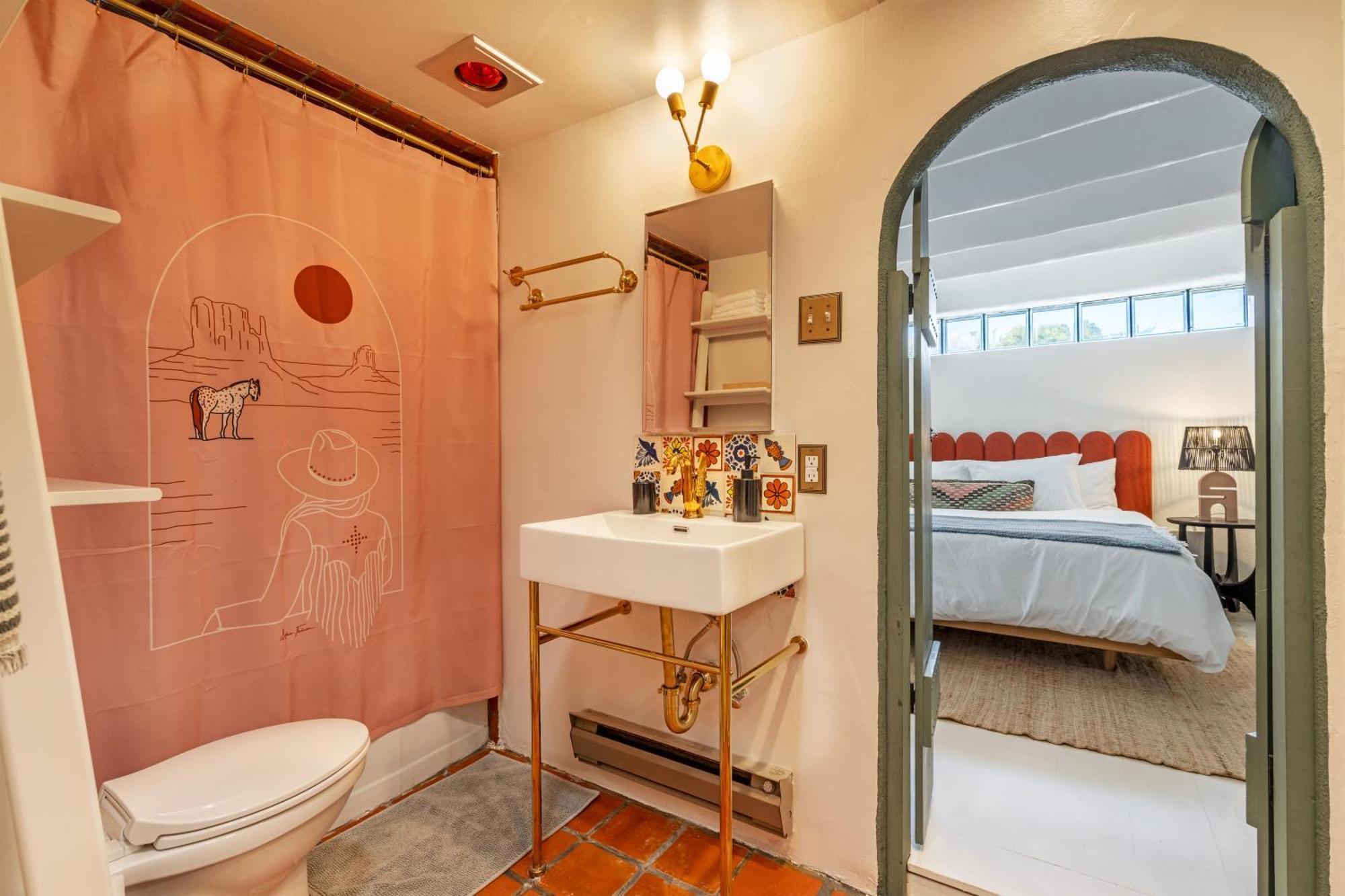 Heart Of Santa Fe - Adorable Hideaway - King And Queen - Walk To Everything - Fireplace - Ac Eksteriør billede
