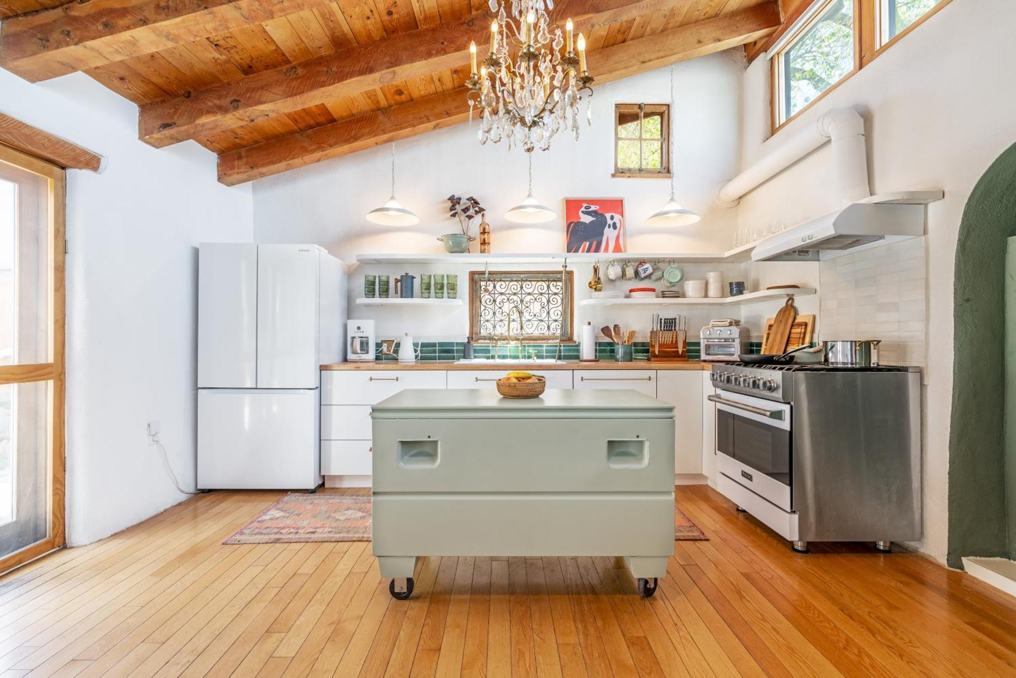Heart Of Santa Fe - Adorable Hideaway - King And Queen - Walk To Everything - Fireplace - Ac Eksteriør billede